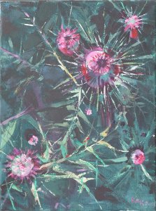 Vatromet, Akril, 50x40, 2013. - 130€